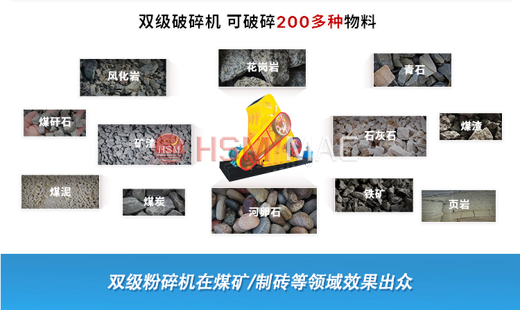 煤礦井下填充粉碎機無篩底不堵機 易維護 粉塵少